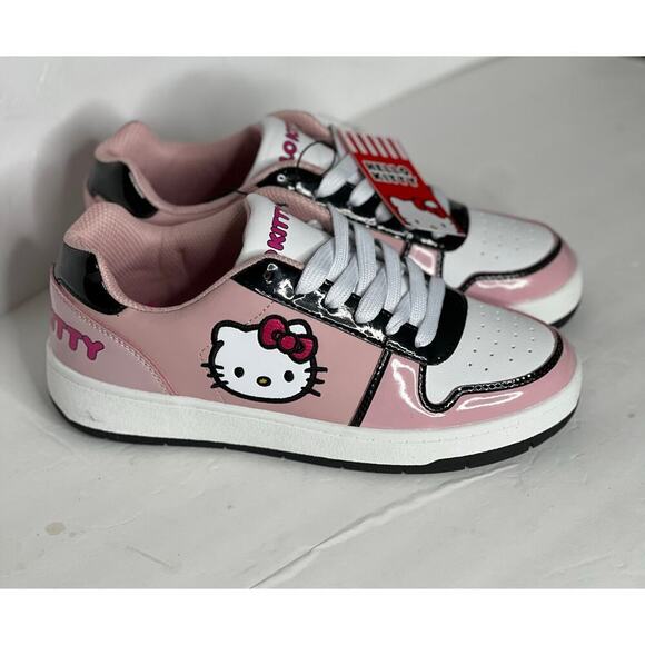 Hello Kitty woman’s size 8 shoes Sneakers Pink white Hello kitty cat Sanrio New - Picture 12 of 12